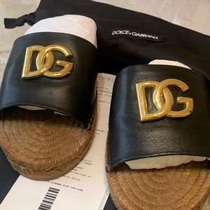 Dolce & Gabbana
Women's Slip On Espadrille Slide Sandals